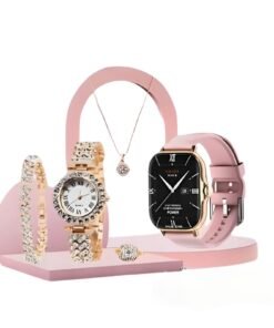 A58 Plus Ladies Smartwatch – Combo Set 8in1